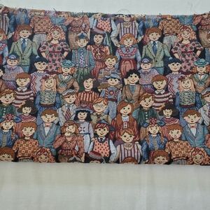 1Yard 24" X 54" Wide Children Around the World Tapistry Upolstery Fabric
